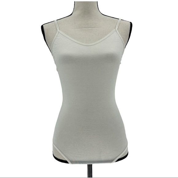 Jolie Spaghetti Strap Plunge Back Stretch Bodysuit - Picture 1 of 8